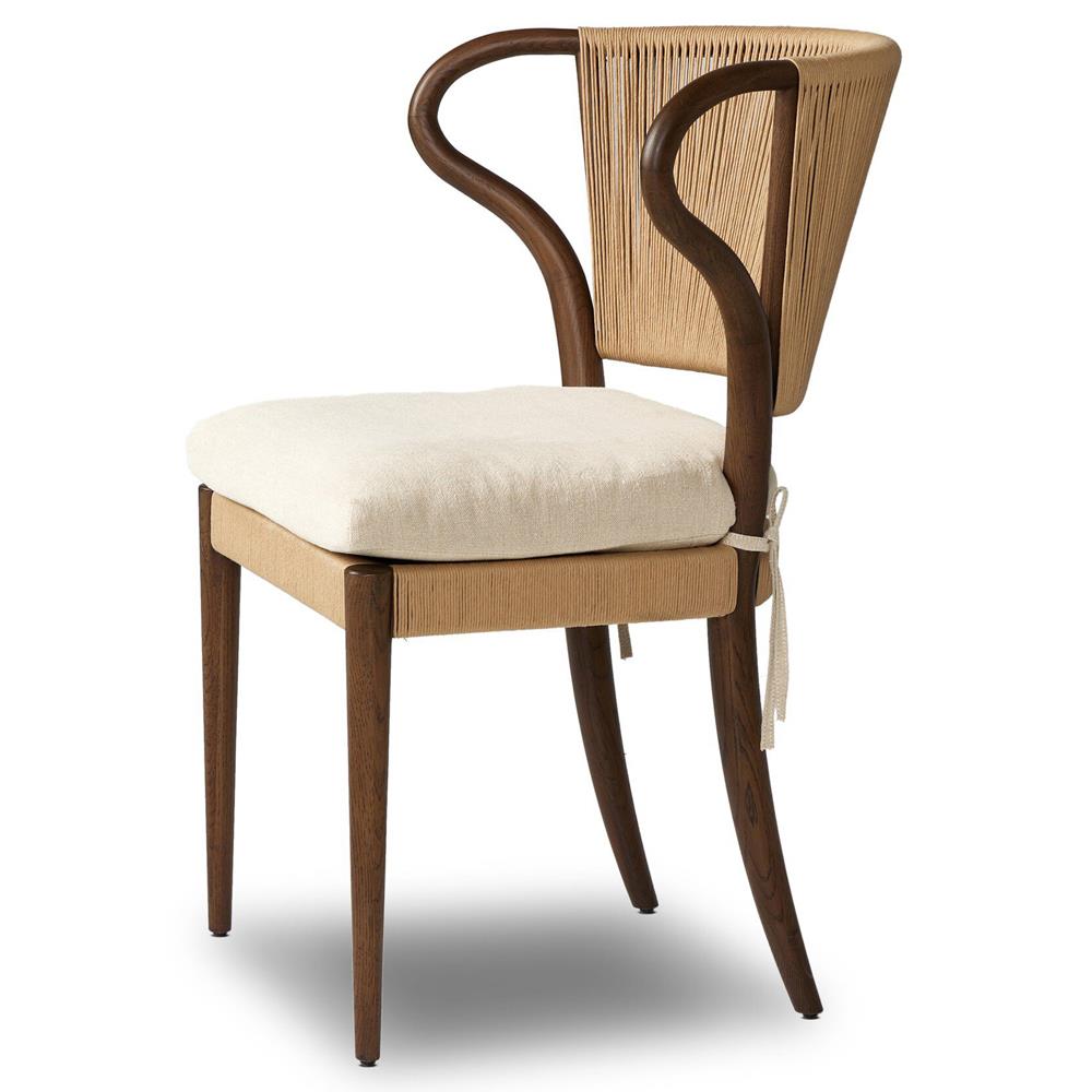 Amira Broadway Dune Linen Armless Dining Chair