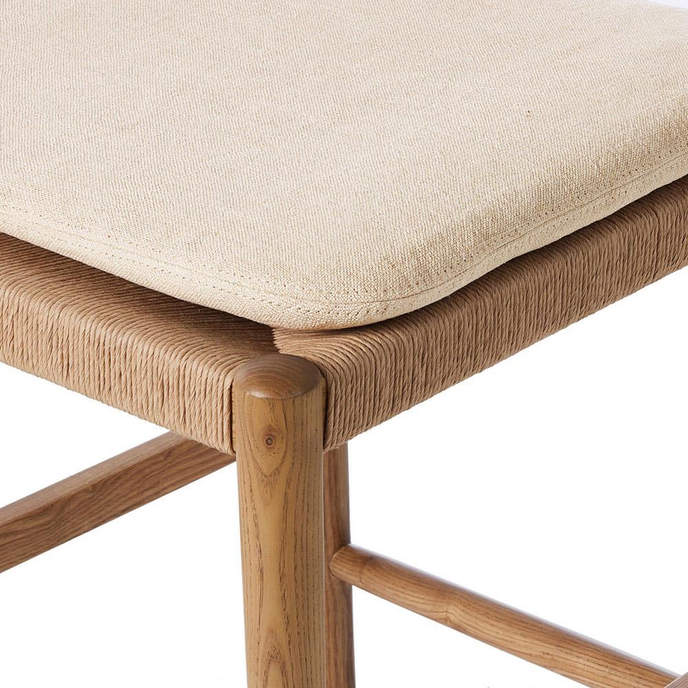 Dara Broadway Dune Linen Counter Stool|