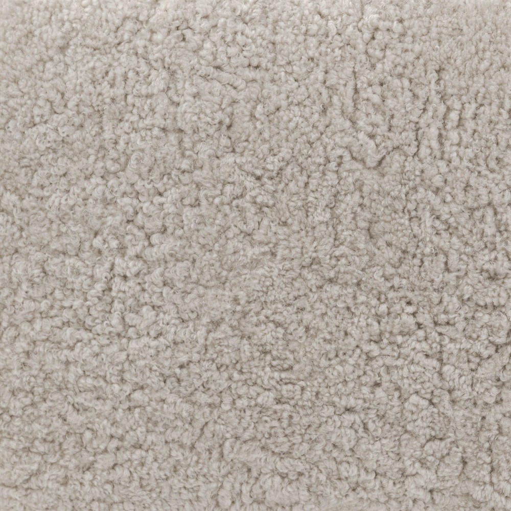 Demi Beige Shearling Accent Bench|