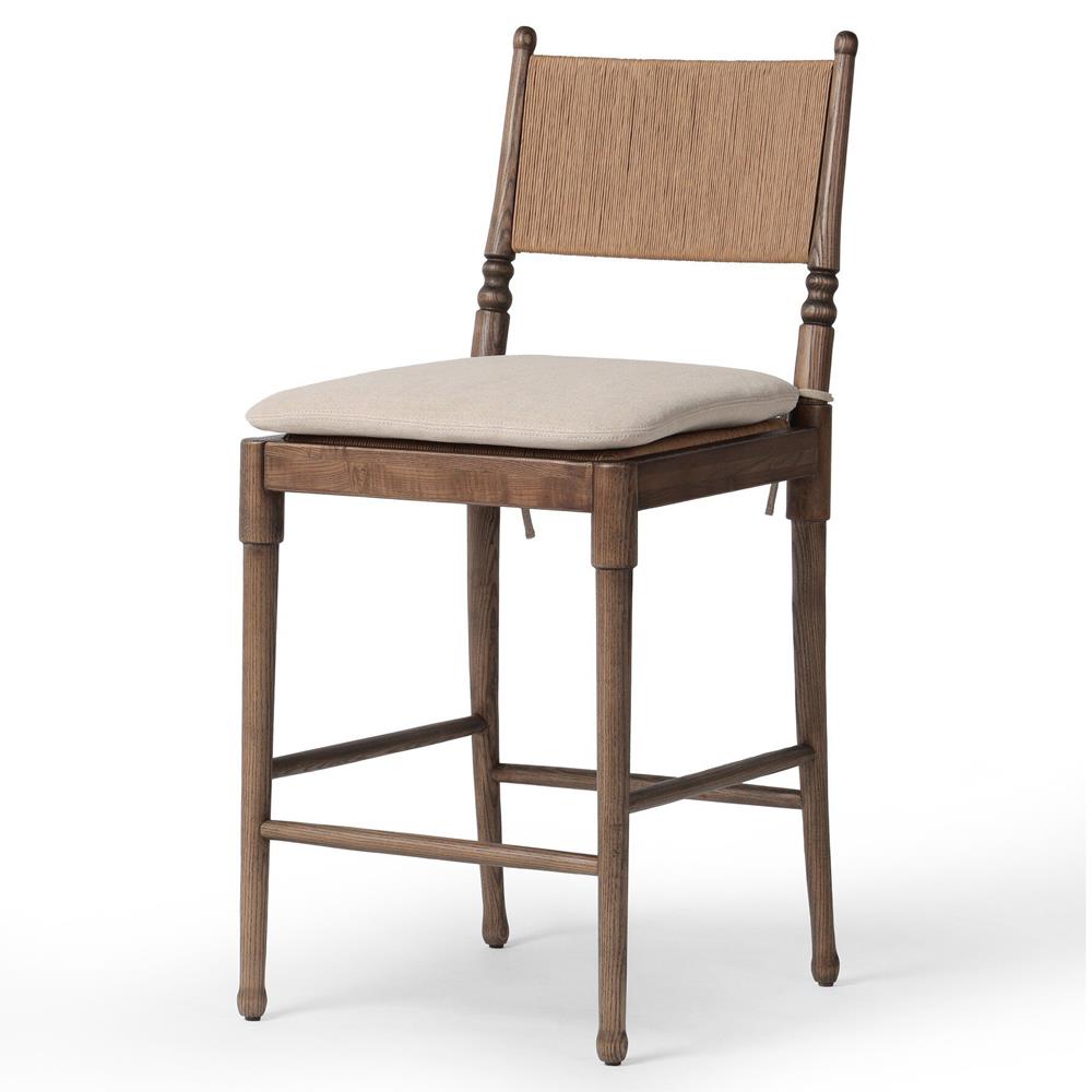 Fayth Broadway Dune Linen Counter Stool|
