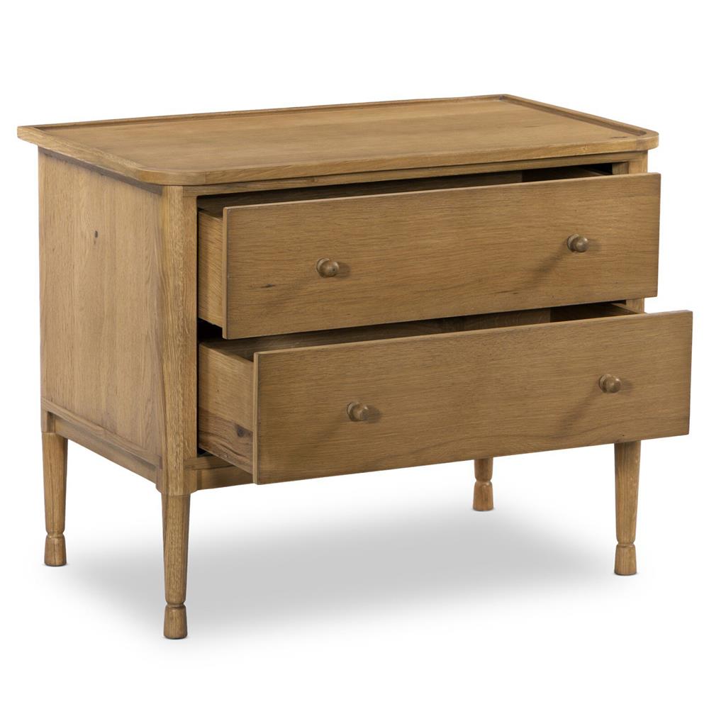 Franny Saddle Brown Nightstand|
