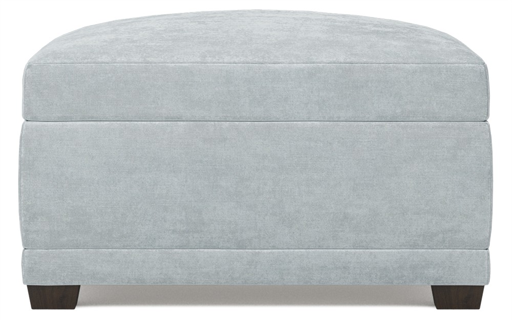 Weybridge Pale Blue Ottoman|