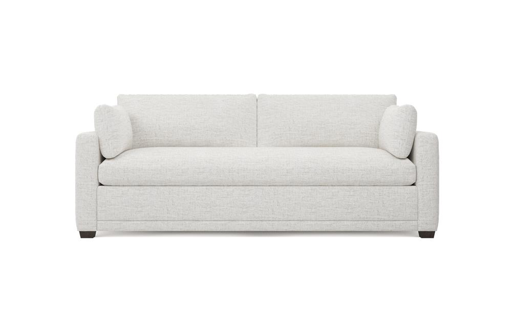 Weybridge Heathered Ivory Performance Bench Cushion Sofa - 88&quot;|