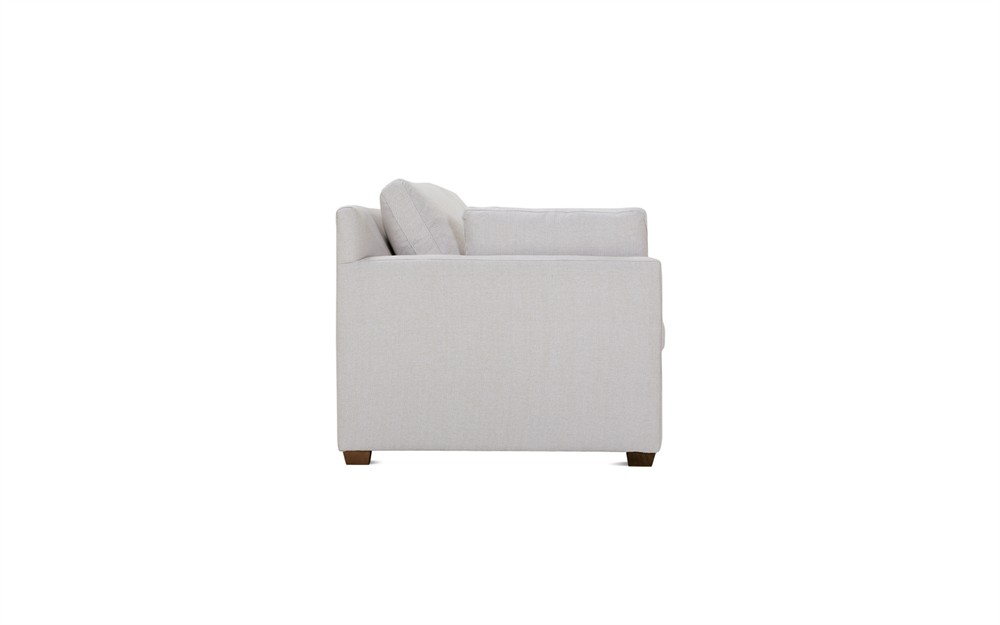 Weybridge Heathered Ivory Performance Bench Cushion Sofa - 88&quot;|