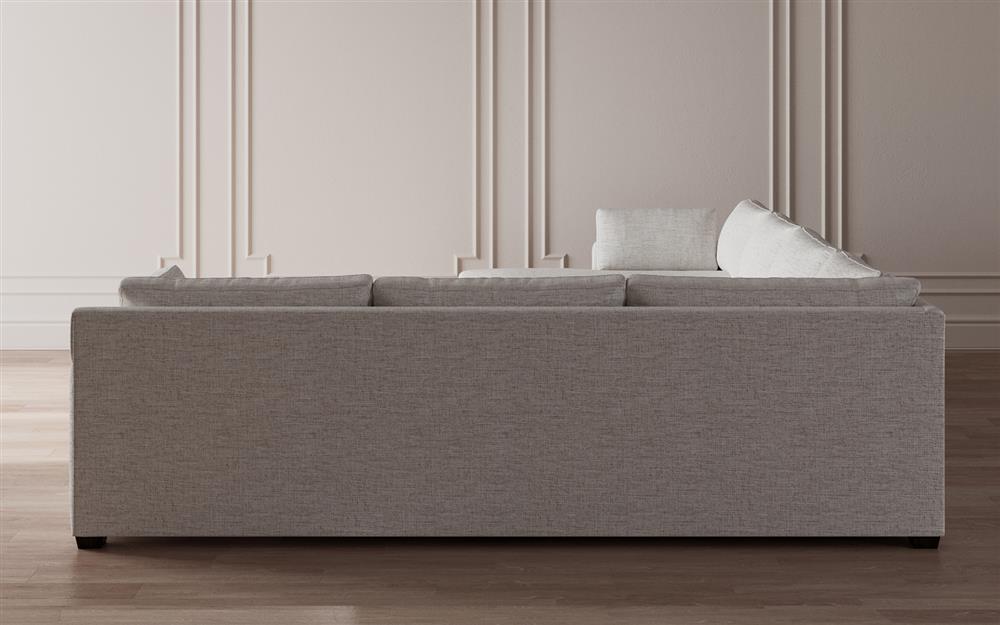 Weybridge Heathered Ivory Performance U-Chaise Sectional - Left Chaise - 142&quot;|