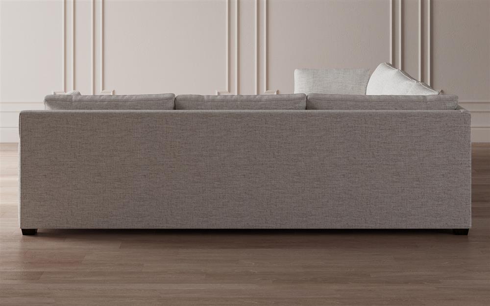 Weybridge Heathered Ivory Performance Corner Sectional - Left End - 110&quot;|