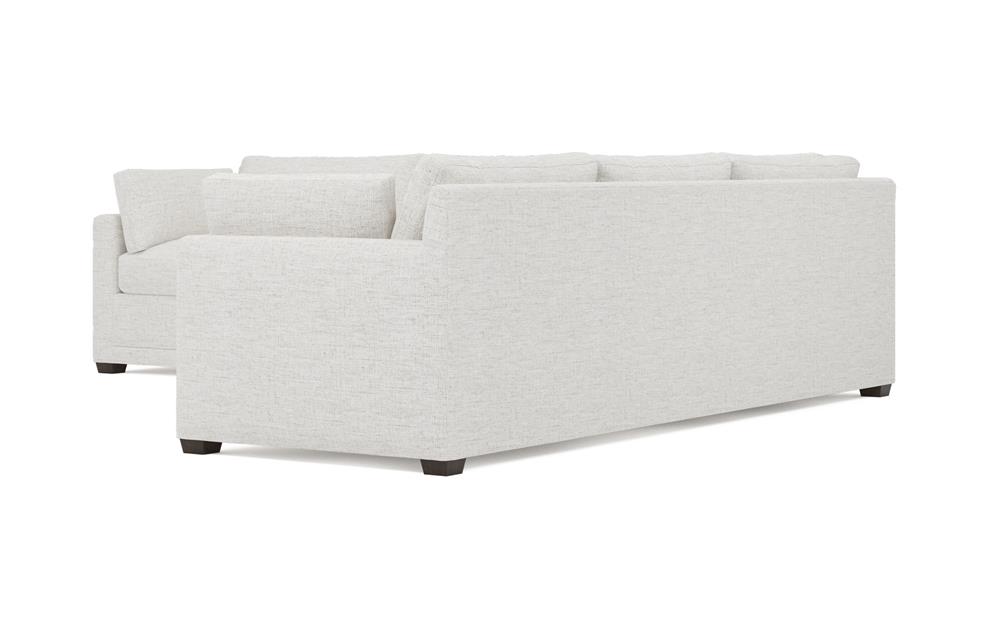Weybridge Heathered Ivory Performance Corner Sectional - Left End - 123"|