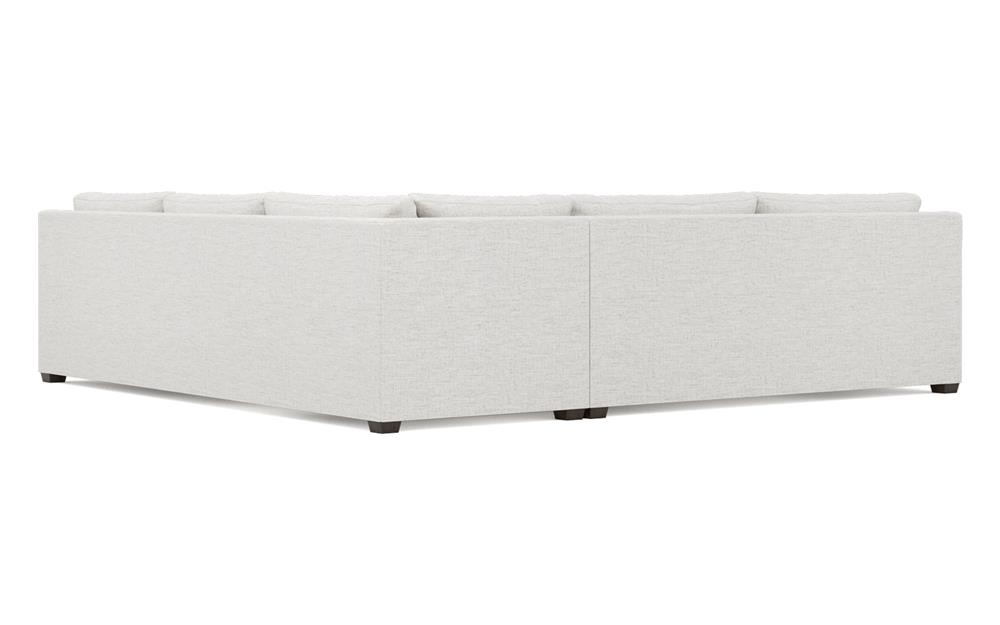 Weybridge Heathered Ivory Performance Corner Sectional - Left End - 123"|