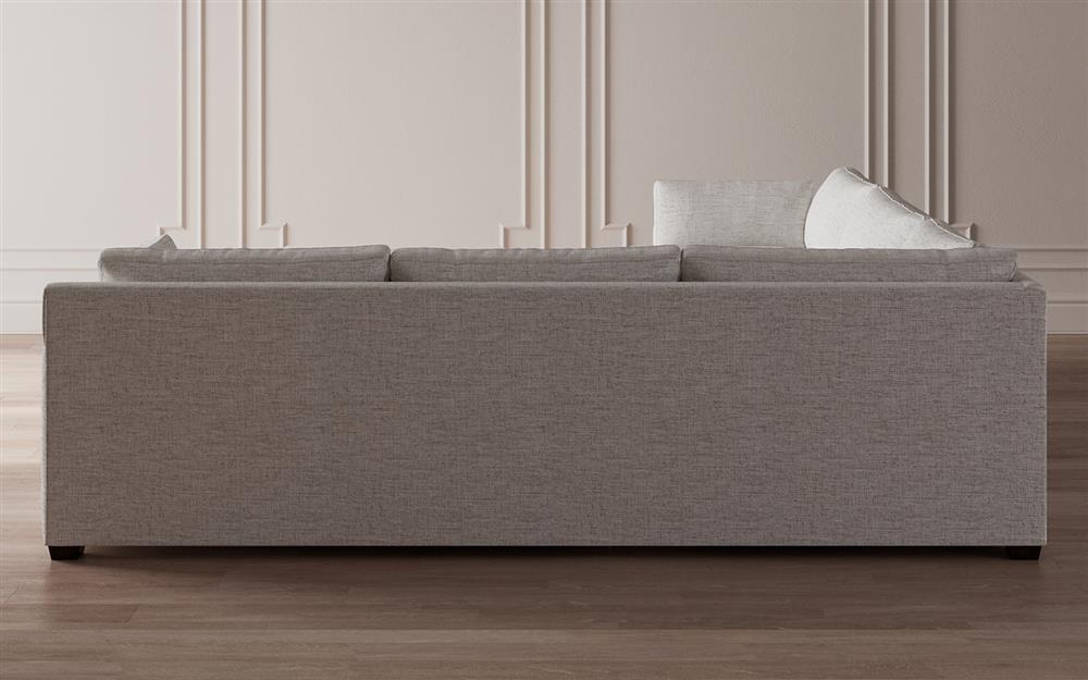 Weybridge Heathered Ivory Performance Corner Sectional - Left End - 123"|