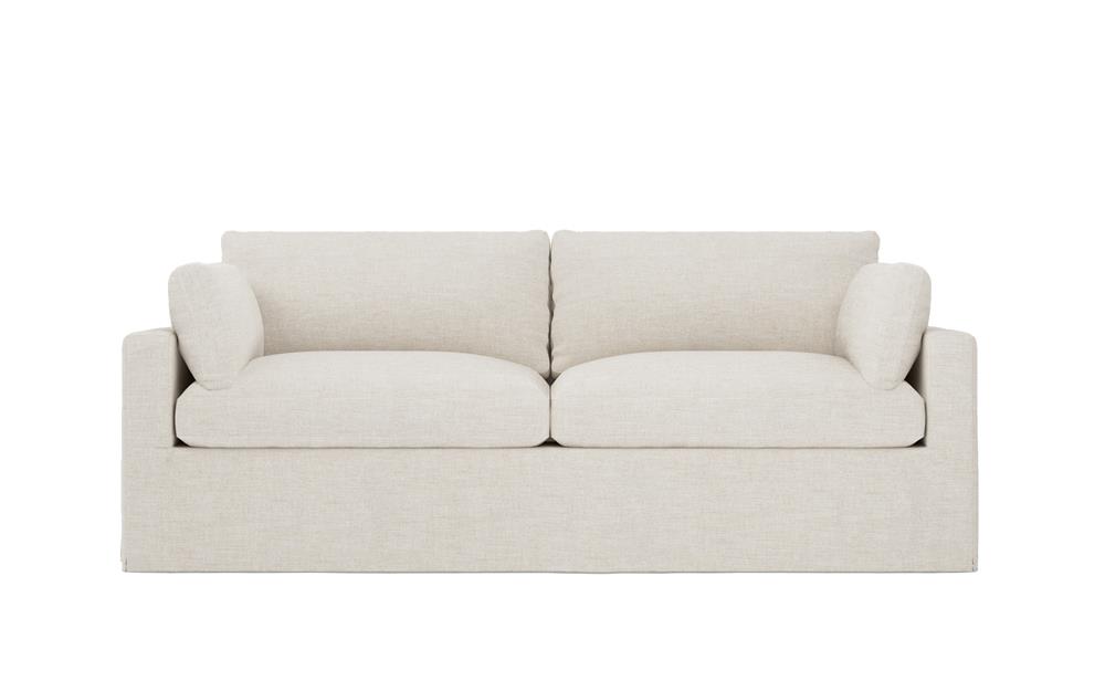 Weybridge Sea Salt Performance Slipcovered 2-Cushion Sofa - 88&quot;|