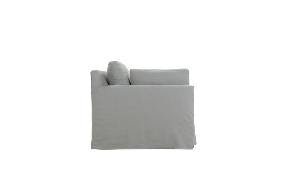 Weybridge Sea Salt Performance Slipcovered 2-Cushion Sofa - 88&quot;|