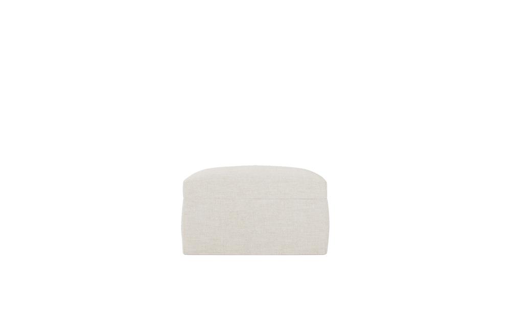 Weybridge Sea Salt Performance Slipcovered Ottoman|