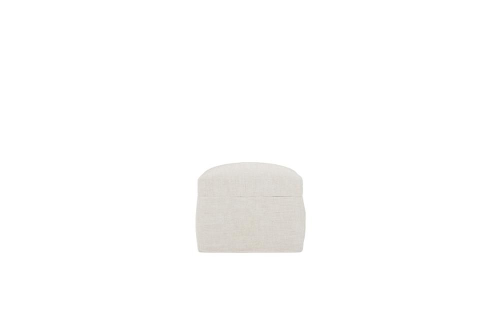 Weybridge Sea Salt Performance Slipcovered Ottoman|