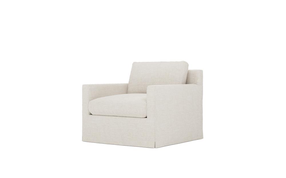Weybridge Sea Salt Performance Slipcovered Chair|