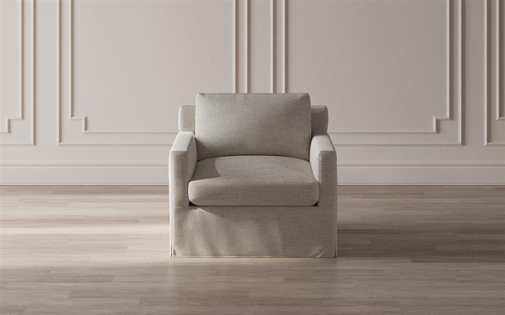 Weybridge Sea Salt Performance Slipcovered Chair|