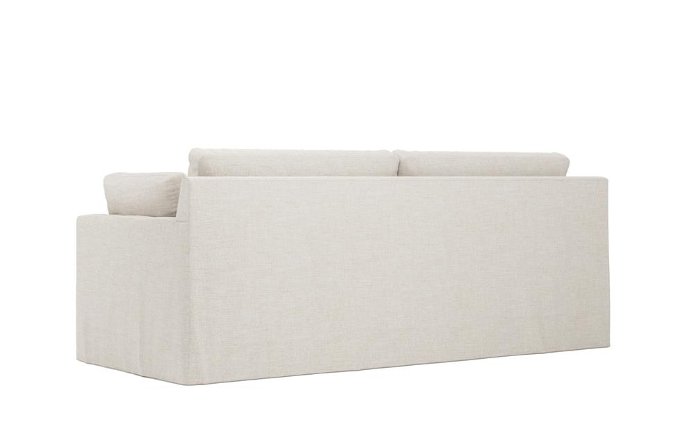 Weybridge Sea Salt Performance Slipcovered Bench Cushion Sofa - 88&quot;|