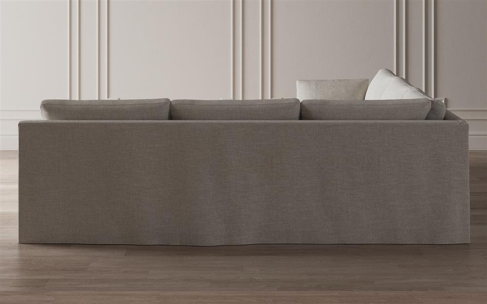 Weybridge Sea Salt Performance Slipcovered Corner Sectional - Left End - 110&quot;|
