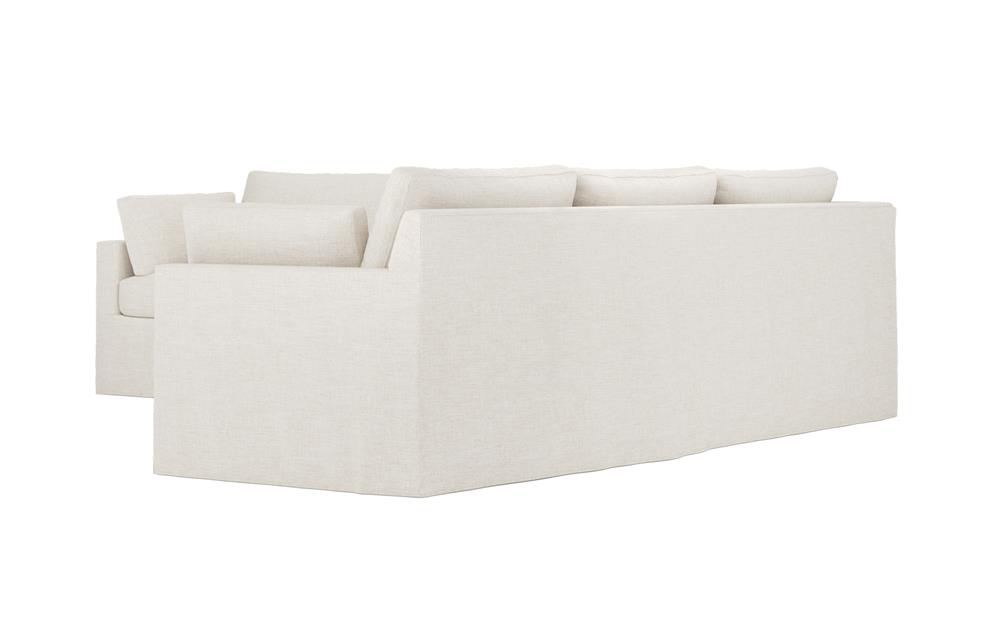Weybridge Sea Salt Performance Slipcovered Corner Sectional - Left End - 123&quot;|