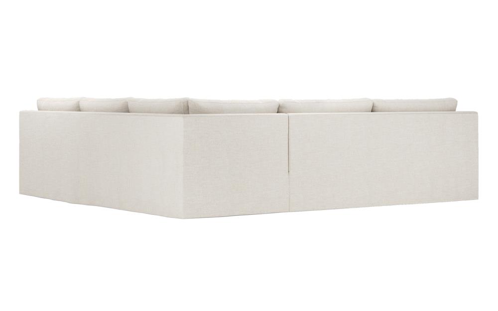 Weybridge Sea Salt Performance Slipcovered Corner Sectional - Left End - 123&quot;|