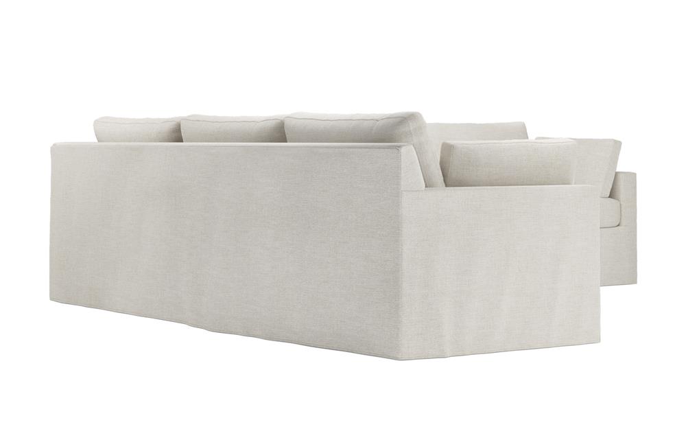 Weybridge Sea Salt Performance Slipcovered Corner Sectional - Right End - 123"|