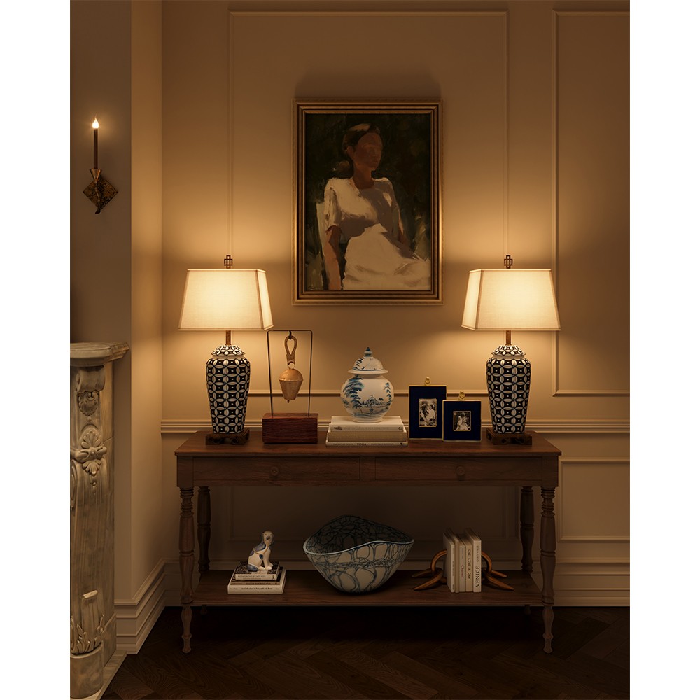 Leeward French Country Montserrat Hardwood Rectangular Console Table|