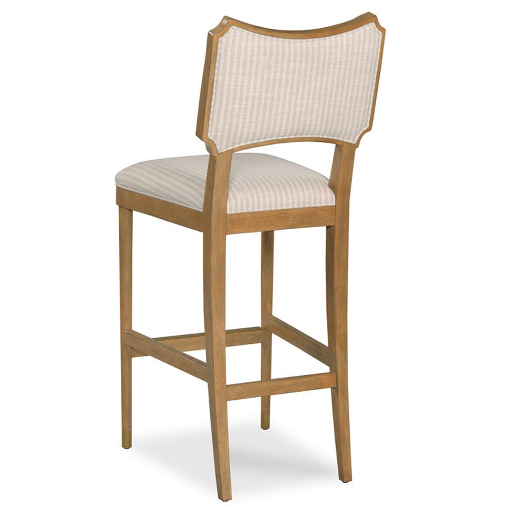 Powers Parasol Cream Stripe Auden Wood Counter Stool|
