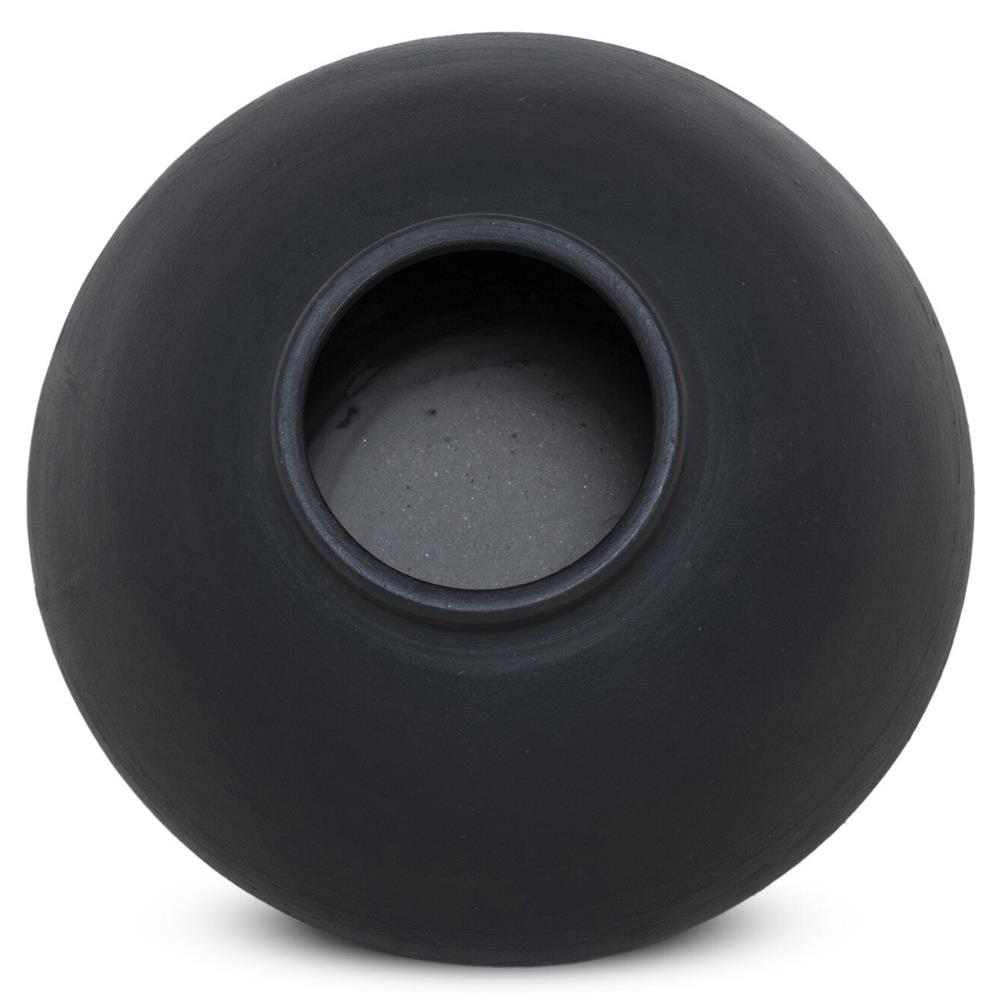 Bosa Aged Black Terracotta Vessel|