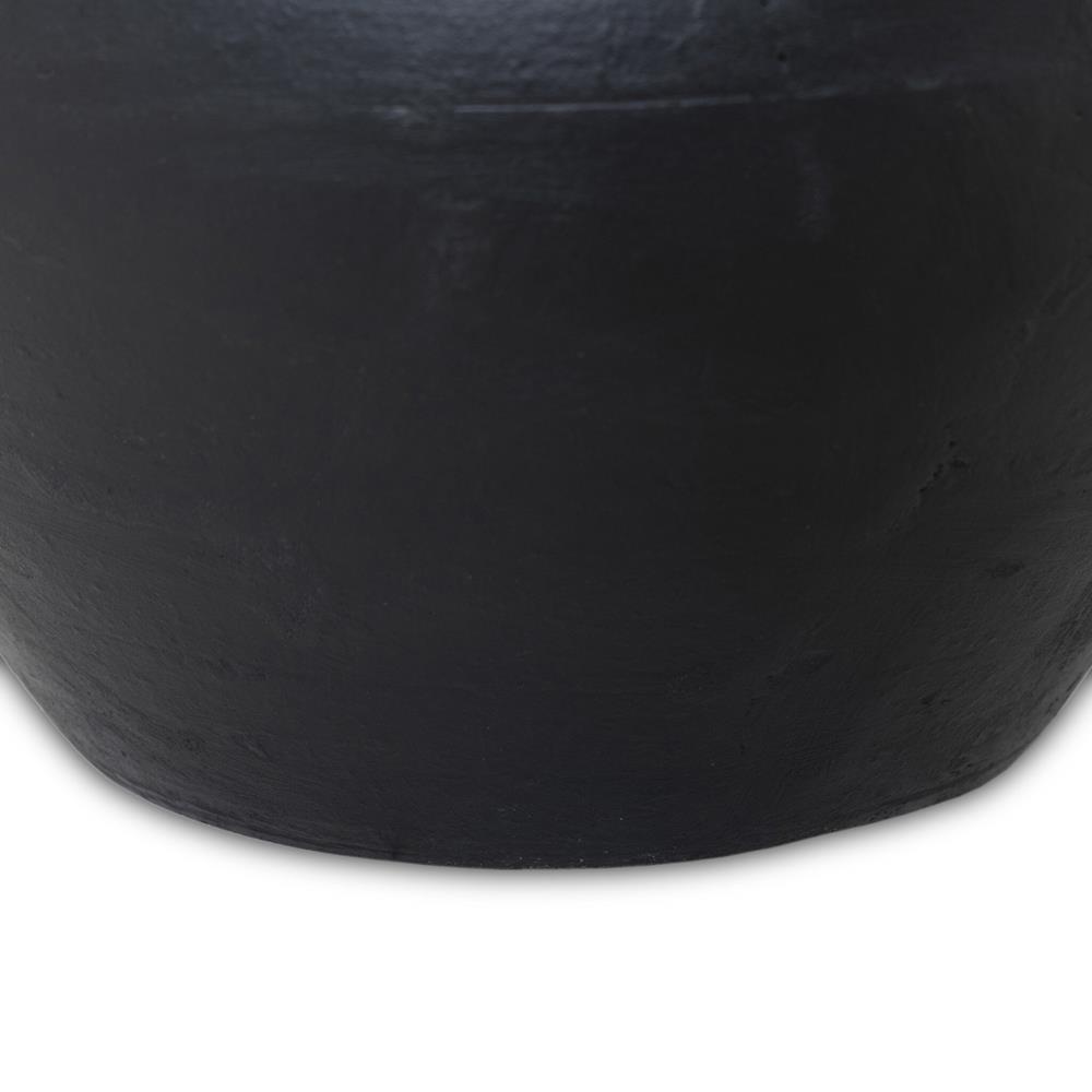 Bosa Aged Black Terracotta Vessel|