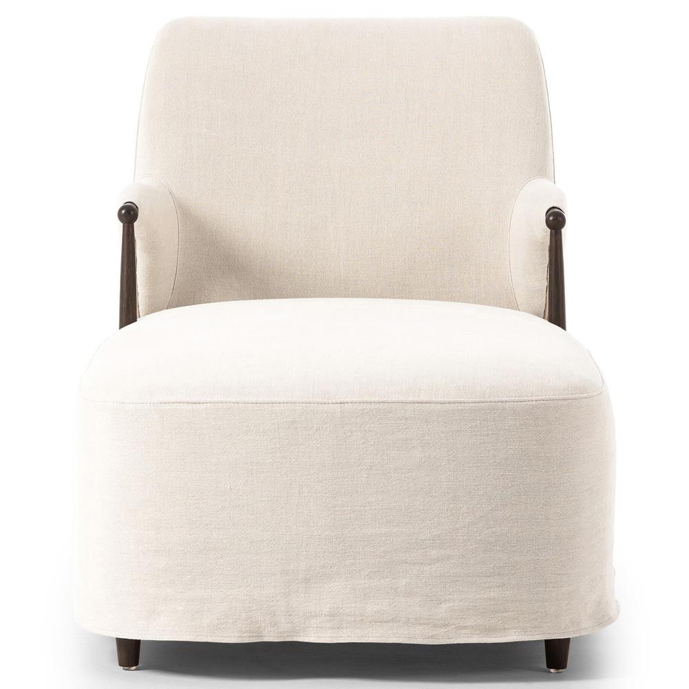 Brently Broadway Dune Linen Chaise|