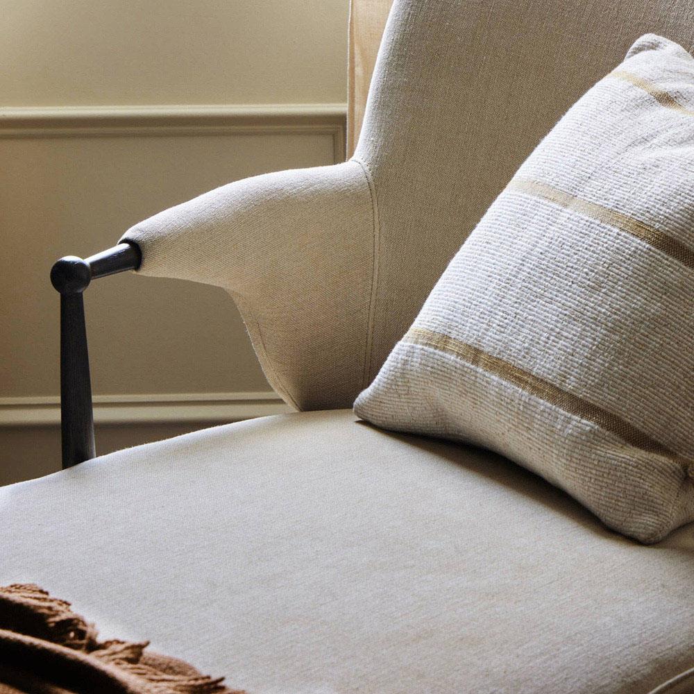 Brently Broadway Dune Linen Chaise|