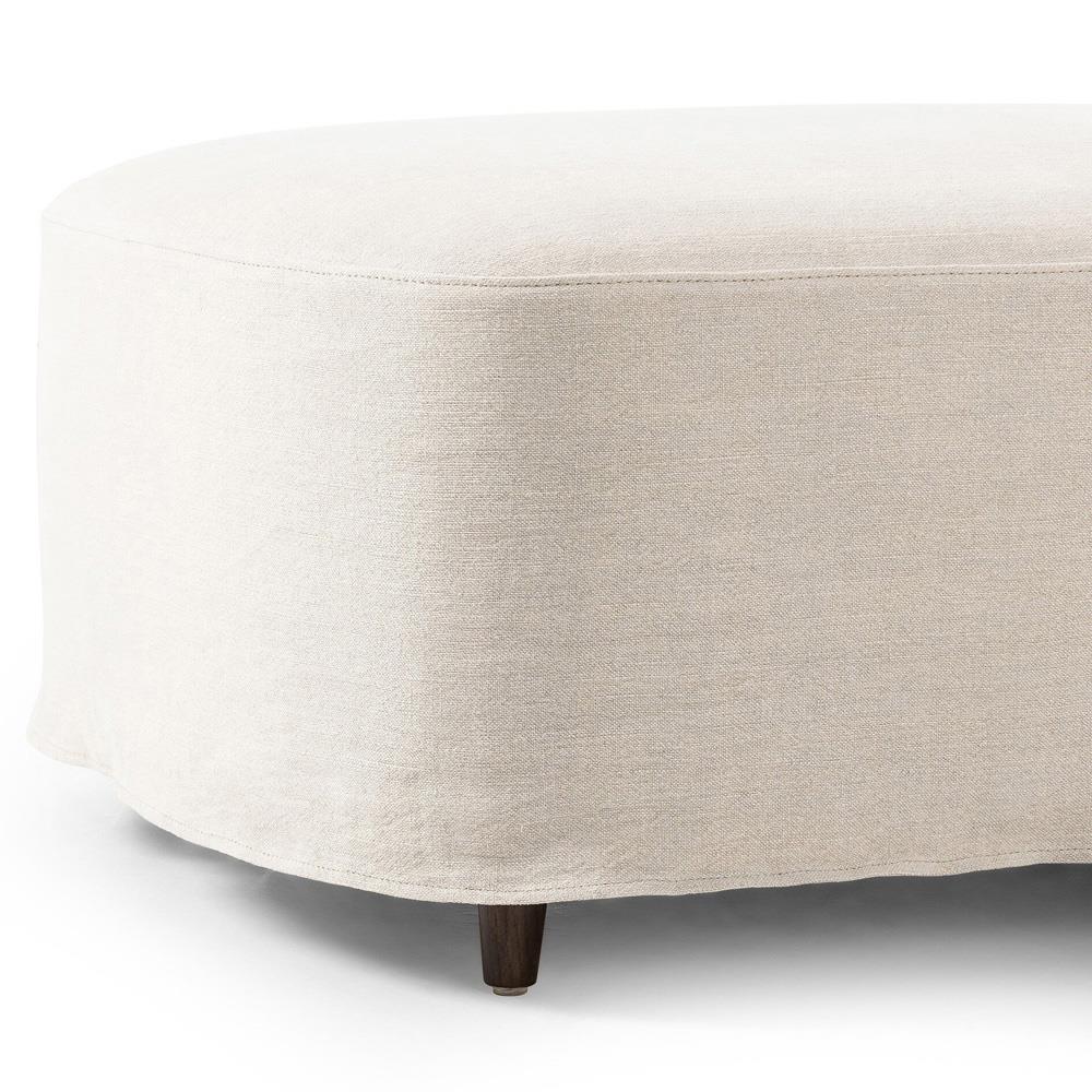 Brently Broadway Dune Linen Chaise|
