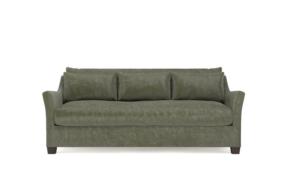 Pauline Sage Green Sofa - 85"|