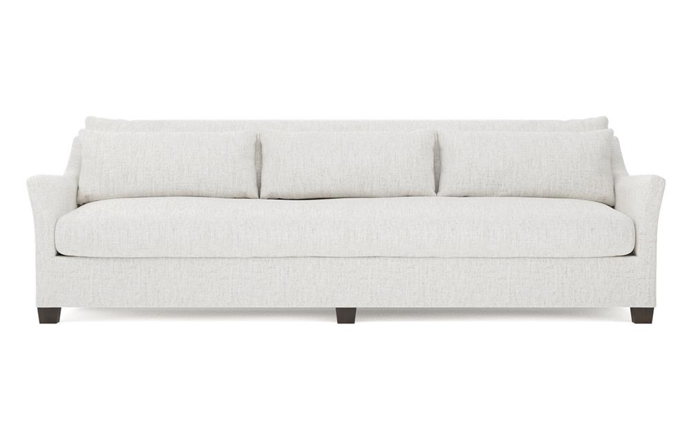 Pauline Heathered Ivory Performance Sofa - 110&quot;|