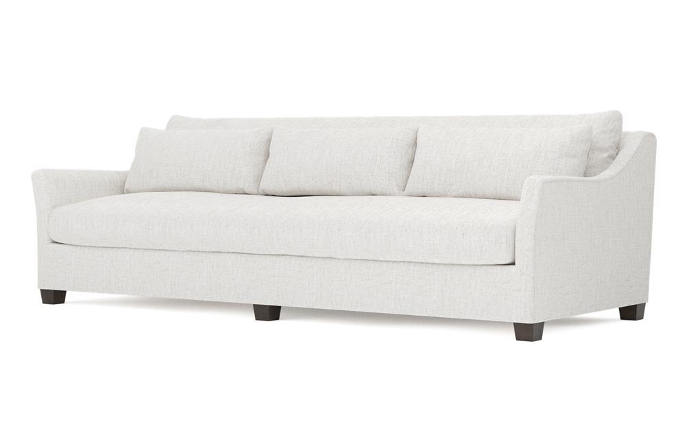 Pauline Heathered Ivory Performance Sofa - 110&quot;|