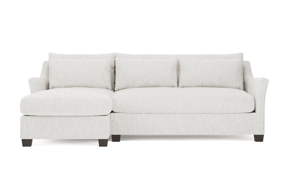 Pauline Chaise Heathered Ivory Performance Sectional - Left Chaise - 101&quot;|