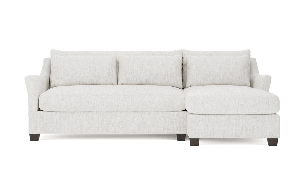 Pauline Chaise Heathered Ivory Performance Sectional - Right Chaise - 101&quot;|
