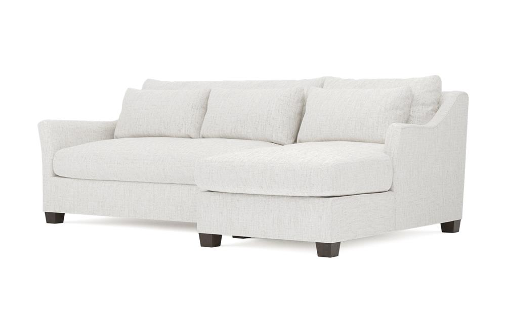 Pauline Chaise Heathered Ivory Performance Sectional - Right Chaise - 101&quot;|
