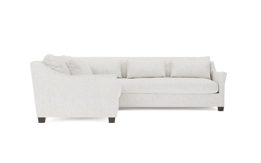 Pauline Heathered Ivory Performance Corner Sectional - Left End - 106&quot;|