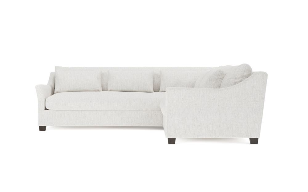 Pauline Heathered Ivory Performance Corner Sectional - Right End - 106&quot;|