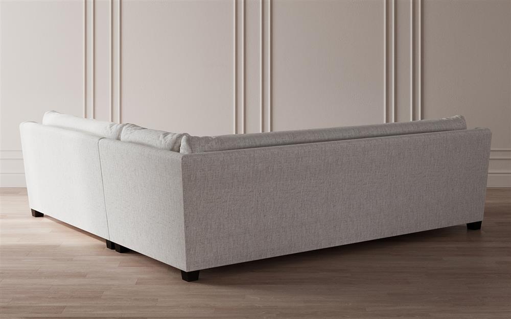 Pauline Heathered Ivory Performance Corner Sectional - Right End - 106&quot;|