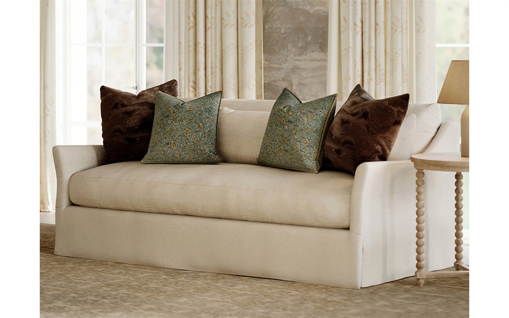 Pauline Sea Salt Performance Slipcovered Sofa - 85"|