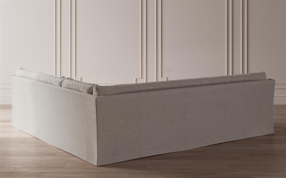 Pauline Sea Salt Performance Slipcovered Corner Sectional - Right End - 106&quot;|