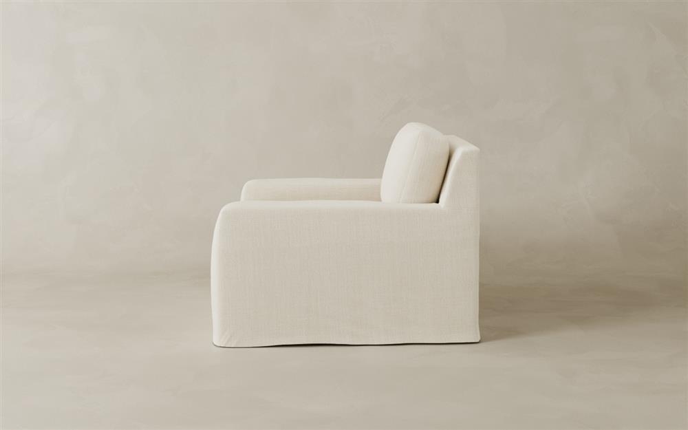 Henri Pale Ivory Chair and a Half|