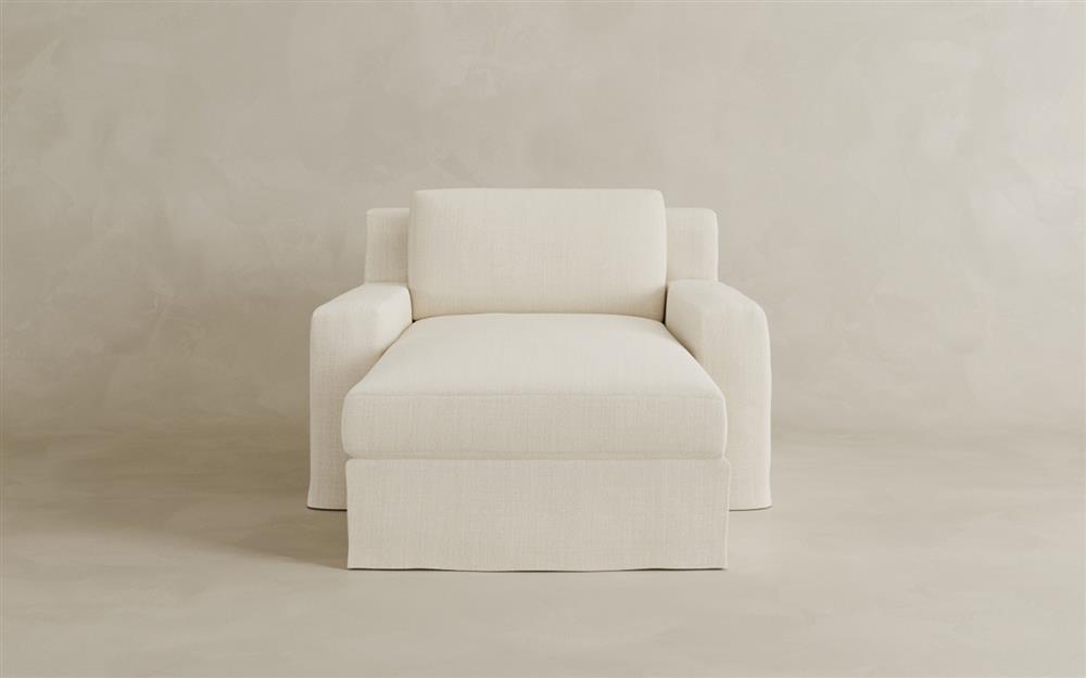 Henri Pale Ivory Chaise|