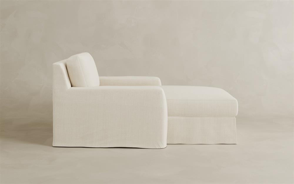 Henri Pale Ivory Chaise|
