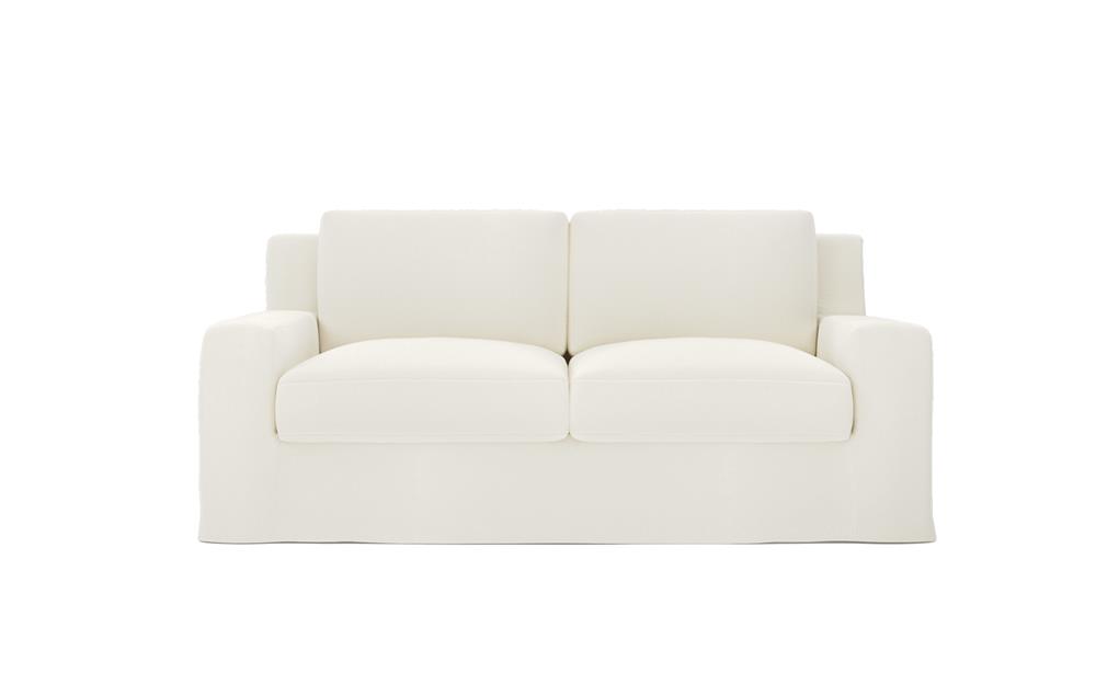Henri Pale Ivory Loveseat - 72&quot;|