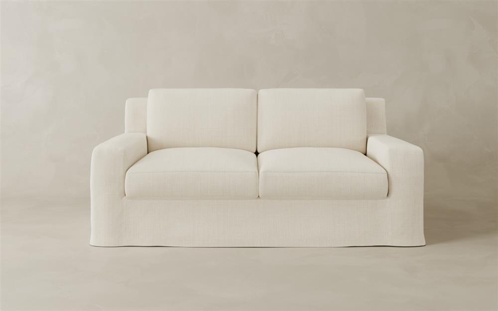 Henri Pale Ivory Loveseat - 72&quot;|