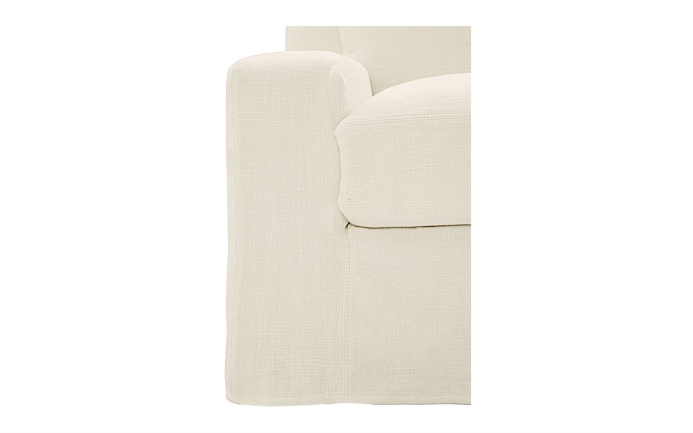 Henri Pale Ivory Loveseat - 72&quot;|