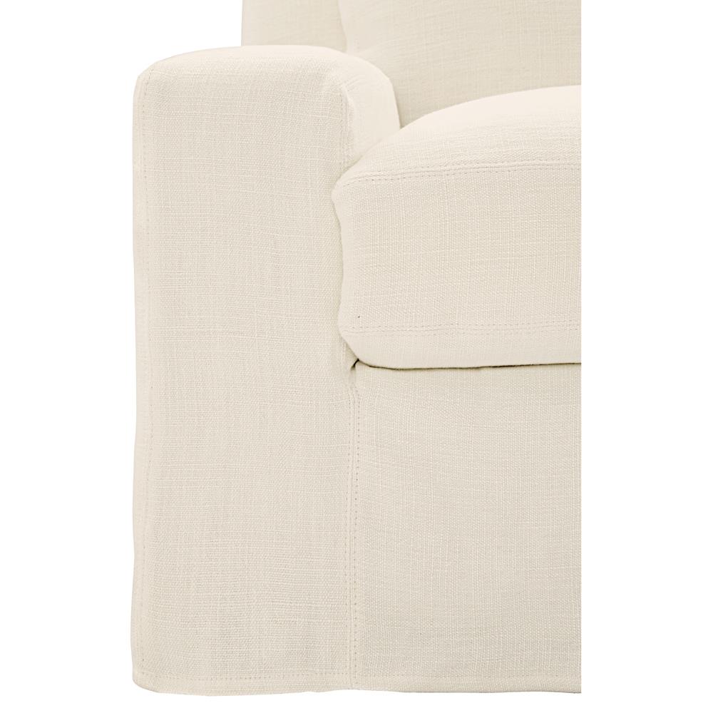 Henri Pale Ivory Loveseat - 72&quot;|