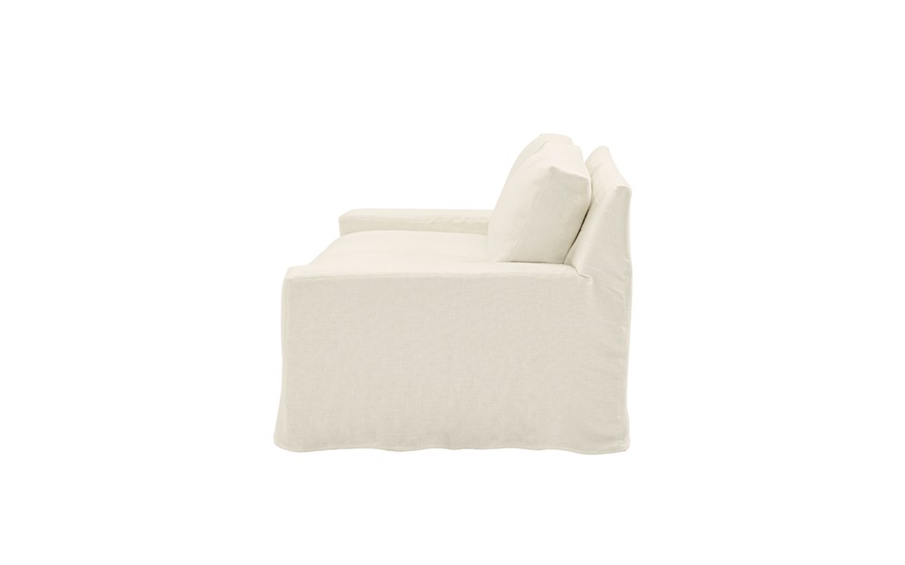 Henri Pale Ivory Loveseat - 72&quot;|